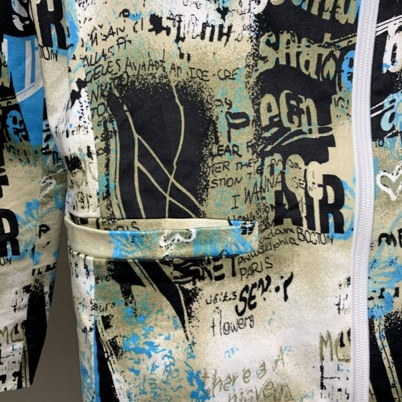 Unique! Handmade Zippered Jacket - Picture 9 of 11